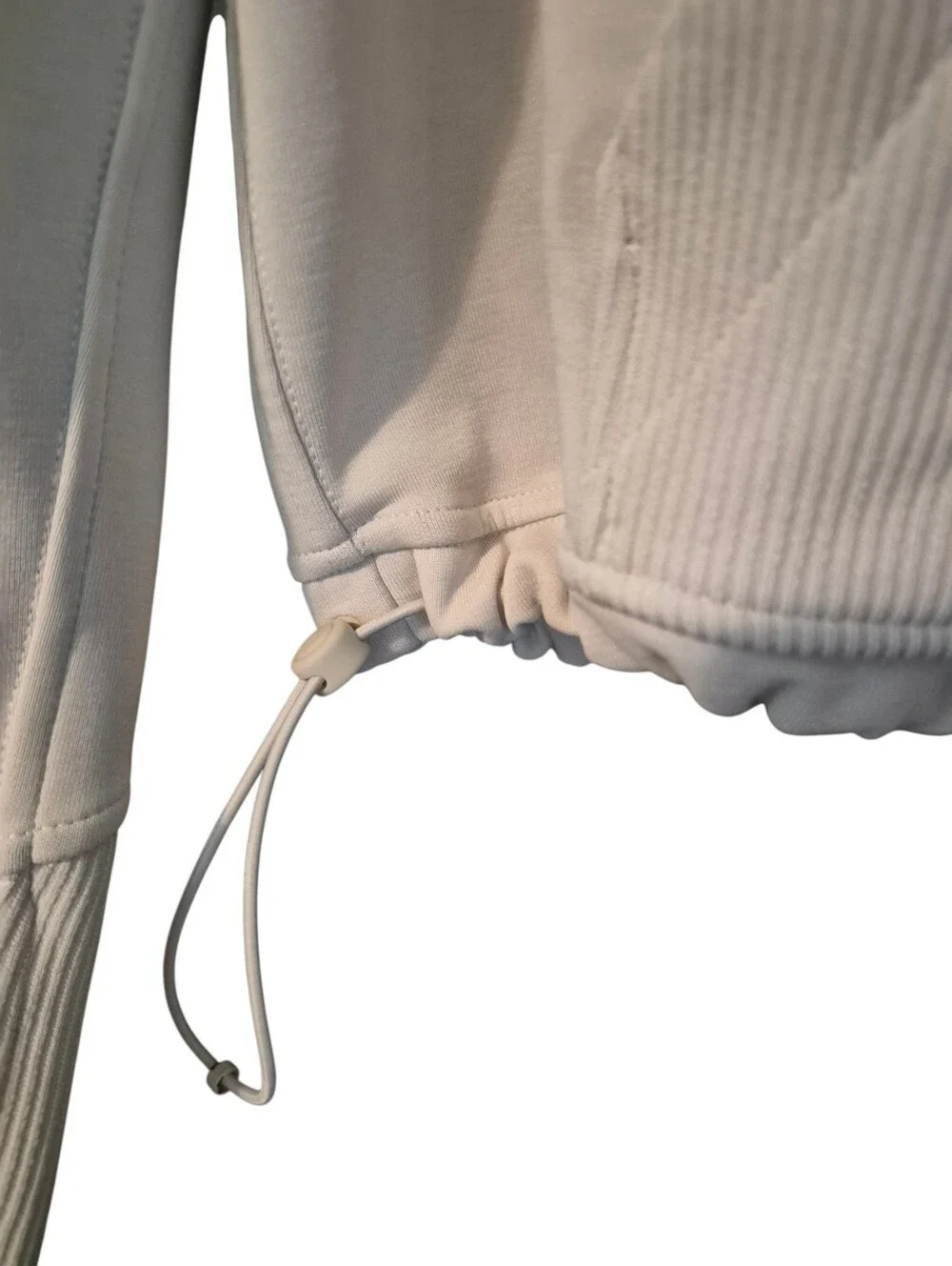 Lululemon Brushed Softstreme Ribbed 1/2 zip cropped sweatshirt - 4.      L36